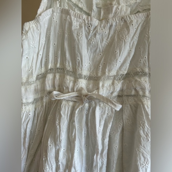 Vintage white eyelet babydoll top - Picture 4 of 5